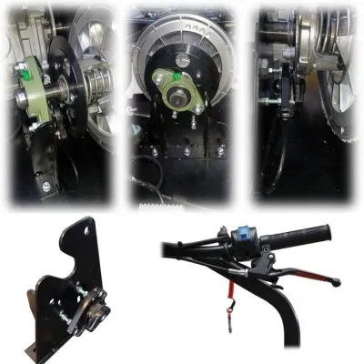 Комплект дисковых тормозов для мотобуксировщика Рыбак