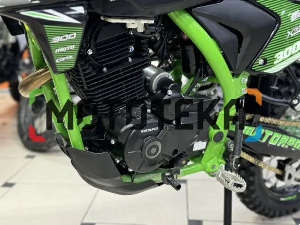 Мотоцикл кроссовый / эндуро Moto Apollo (Мото Аполло) M4 300 EFI (175FMN PR5) зеленый | Мототека
