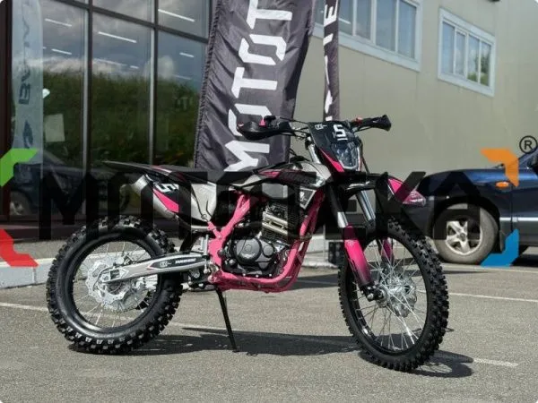Мотоцикл кроссовый / эндуро Zuumav (Зуумав) K5 LITE розовый | Мототека