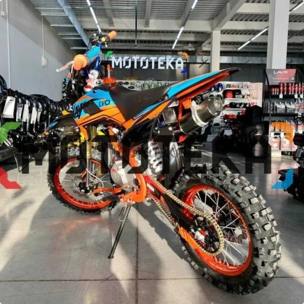Питбайк KAYO (Кайо) EVOLUTION YX125EM 17/14 KRZ (механ. сцепл.. эл. стартер 2022 г.) | Мототека