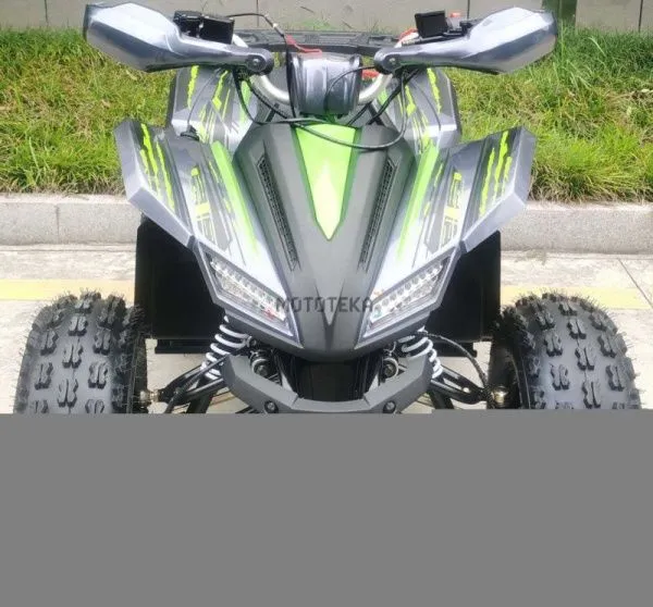 Квадроцикл детский Racer (Рейсер) RC125 Raptor чёрный/зелёный (машинокомплект) | Мототека