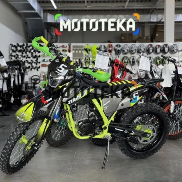 Мотоцикл кроссовый / эндуро Zuumav (Зуумав) K5 LITE зелёный | Мототека
