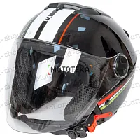 Шлем мото открытый HIZER (Хайзер) 217 №2 (L) black