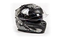 Шлем интеграл THH TS - 44#4 BLK/GRAY KING EYES (L)