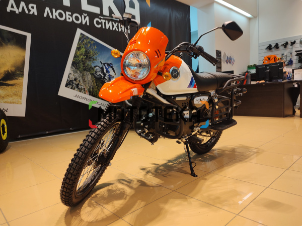 Мопед Мотомир COLT SCRAMBLER оранжевый/белый | Мототека