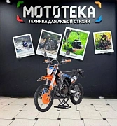Новинка ассортимента! Мотоцикл кроссовый / эндуро Regulmoto (Регулмото) SAI чёрный/оранжевый с ПТС
