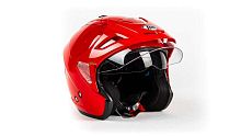 Шлем мото открытый THH T - 378 RED 2 - стекла (M)
