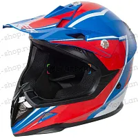 Шлем мото кроссовый HIZER (Хайзер) 615 №5 (L) blue