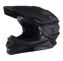 Шлем мото кроссовый SPARX Fenix Gravity (JK6803) черно-серый матовый 2XL