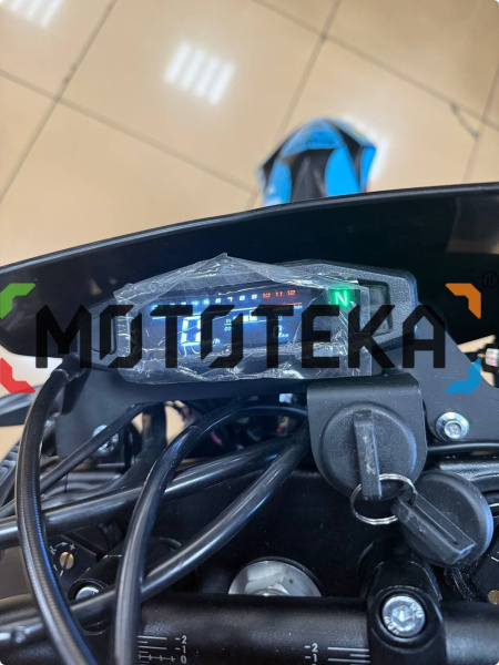 Мотоцикл кроссовый / эндуро Regulmoto (Регулмото) ZR PR 300 4 valves 6 Gear чёрный/синий с ПТС | Мототека