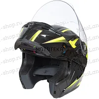 Шлем мото модуляр HIZER (Хайзер) J5902 №1 (L) (2 визора)